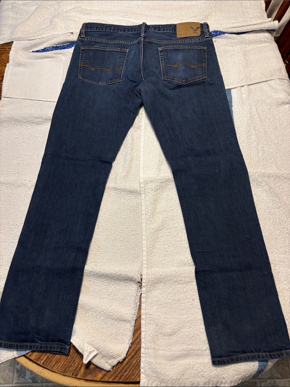 American Eagle Outfitters Men’s Jeans - Dark and Light Blue Washes - Picture 5 of 16